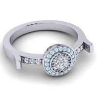 Statement Floral Pave Ragga Ring
