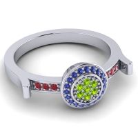Statement Floral Pave Ragga Ring