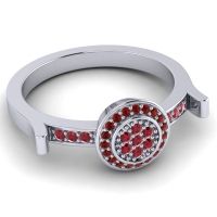 Statement Floral Pave Ragga Ring