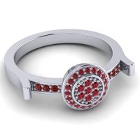 Statement Floral Pave Ragga Ring