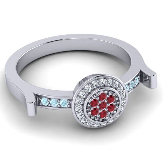 Statement Floral Pave Ragga Ring