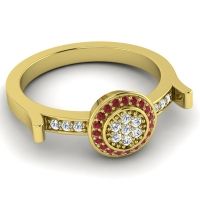 Statement Floral Pave Ragga Ring