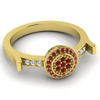 Statement Floral Pave Ragga Ring