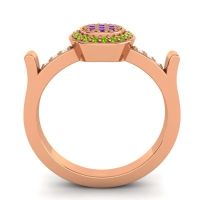 Statement Floral Pave Ragga Ring