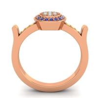 Statement Floral Pave Ragga Ring