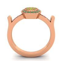 Statement Floral Pave Ragga Ring