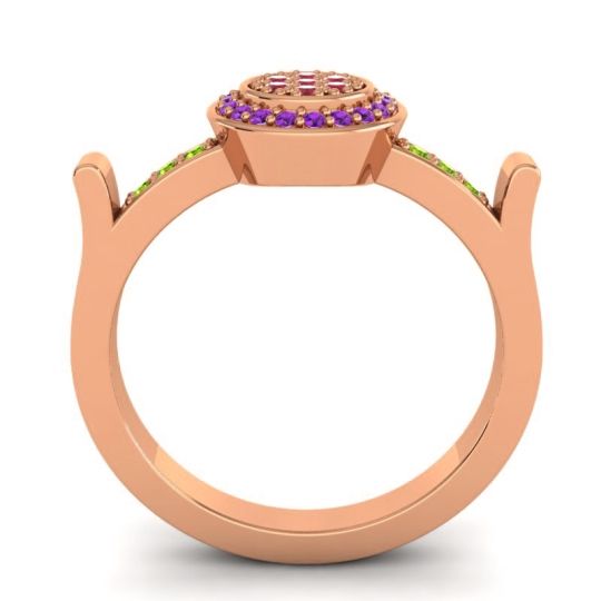 Statement Floral Pave Ragga Ring
