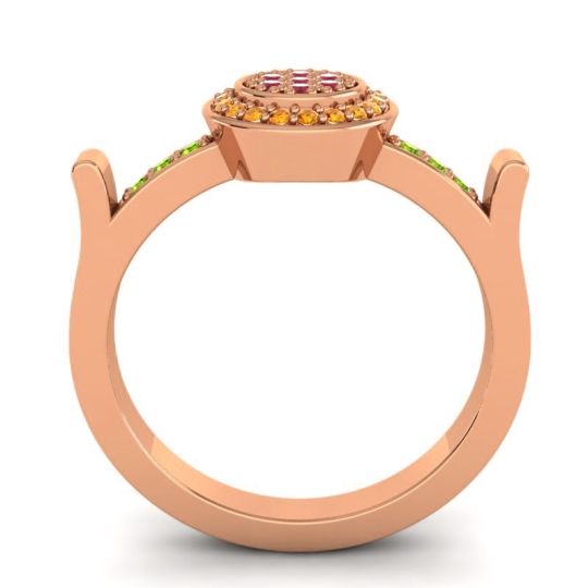 Statement Floral Pave Ragga Ring