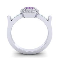 Statement Floral Pave Ragga Ring