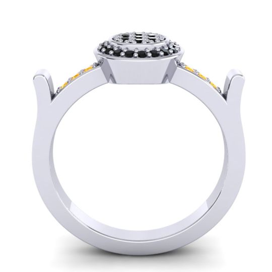 Statement Floral Pave Ragga Ring