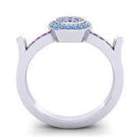 Statement Floral Pave Ragga Ring