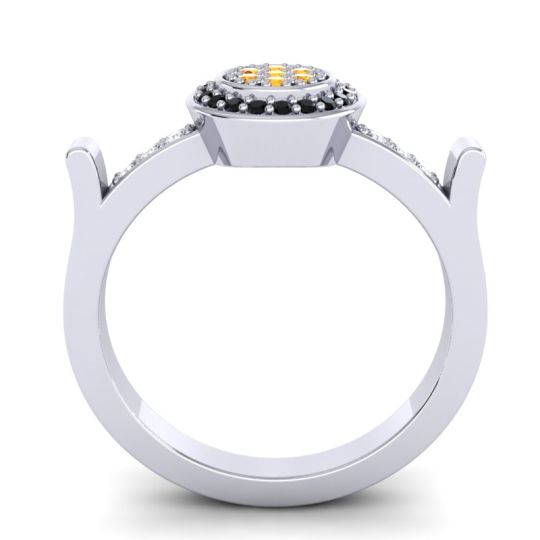 Statement Floral Pave Ragga Ring