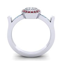 Statement Floral Pave Ragga Ring