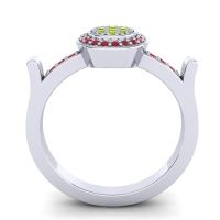 Statement Floral Pave Ragga Ring