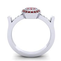 Statement Floral Pave Ragga Ring