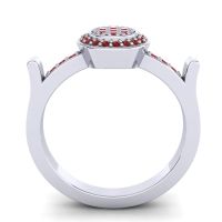 Statement Floral Pave Ragga Ring