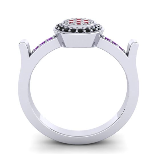 Statement Floral Pave Ragga Ring