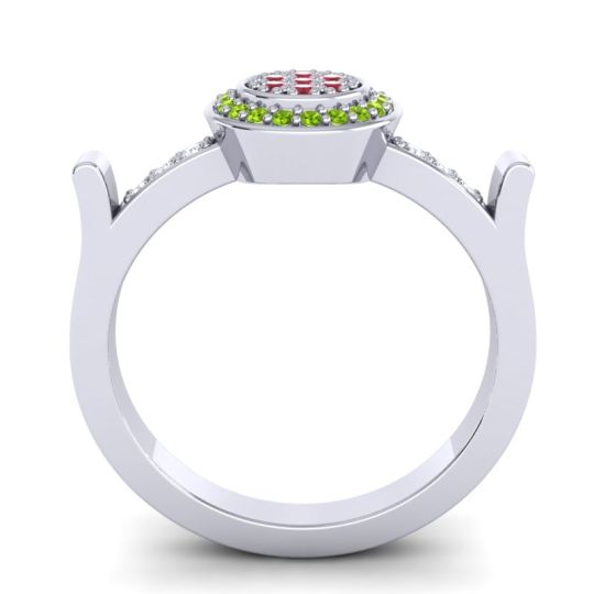 Statement Floral Pave Ragga Ring