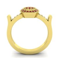 Statement Floral Pave Ragga Ring