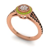 Statement Floral Pave Canvara Ring