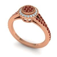 Statement Floral Pave Canvara Ring