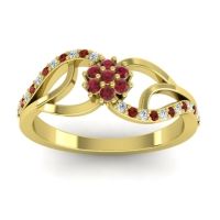 Petite Floral Udyana Ring