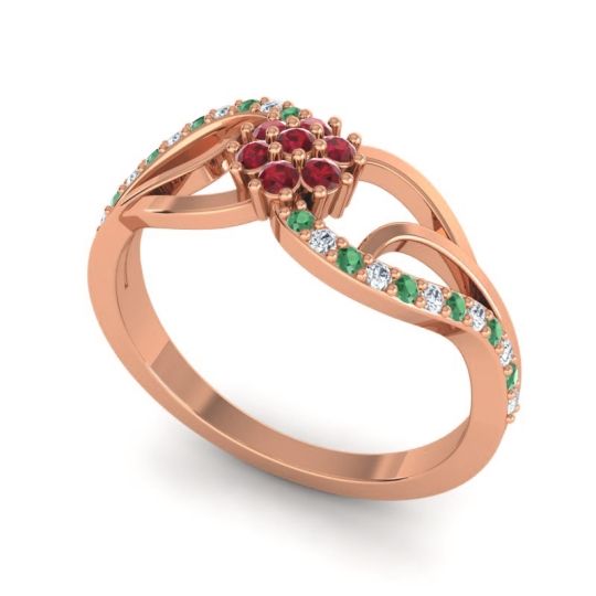 Petite Floral Udyana Ring