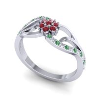 Petite Floral Udyana Ring