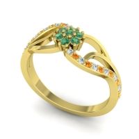 Petite Floral Udyana Ring