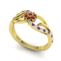 Petite Floral Udyana Ring