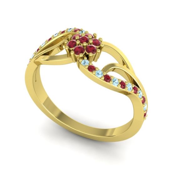 Petite Floral Udyana Ring