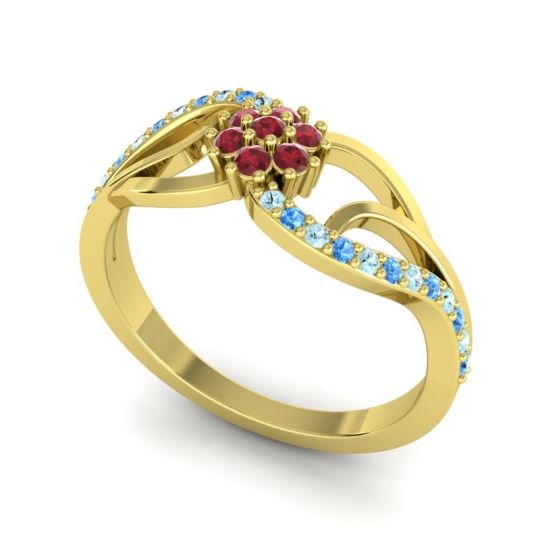 Petite Floral Udyana Ring