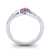 Petite Floral Udyana Ring