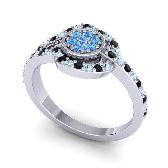 Statement Floral Pave Avarana Ring