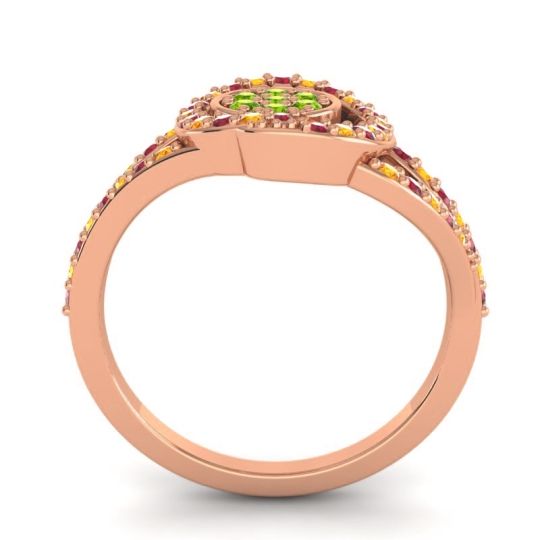 Statement Floral Pave Navata Ring