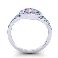 Statement Floral Pave Navata Ring