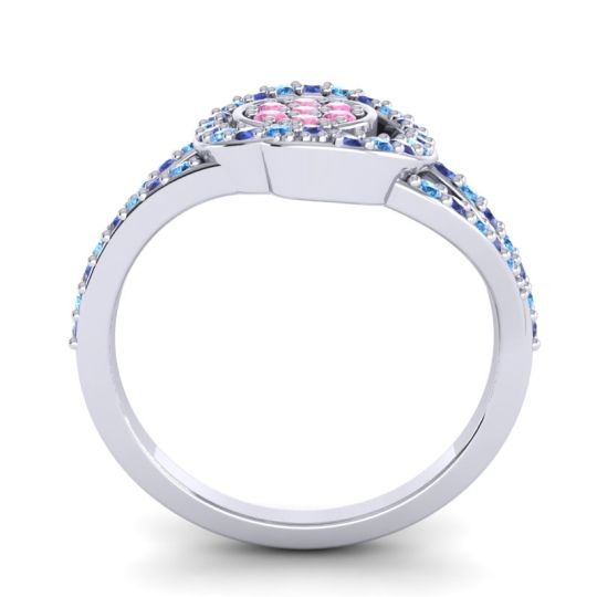 Statement Floral Pave Navata Ring
