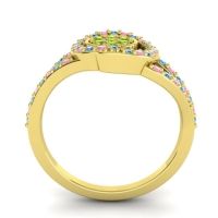 Statement Floral Pave Navata Ring