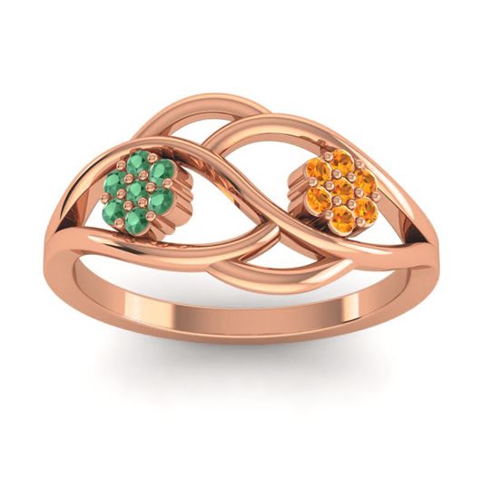Petite Floral Yama Ring