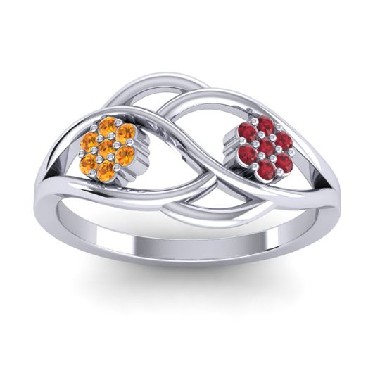 Petite Floral Yama Ring