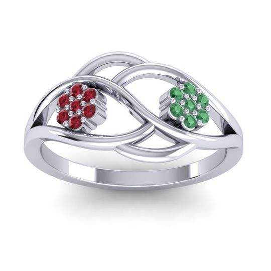 Petite Floral Yama Ring