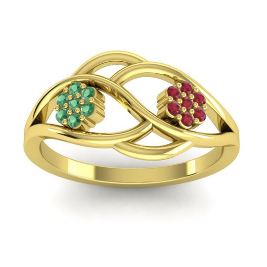 Petite Floral Yama Ring