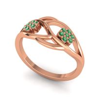 Petite Floral Yama Ring