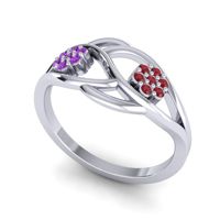 Petite Floral Yama Ring