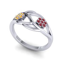 Petite Floral Yama Ring