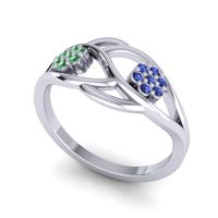 Petite Floral Yama Ring