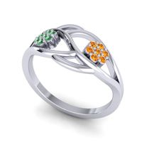 Petite Floral Yama Ring