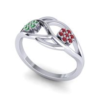 Petite Floral Yama Ring