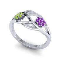 Petite Floral Yama Ring