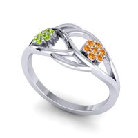 Petite Floral Yama Ring